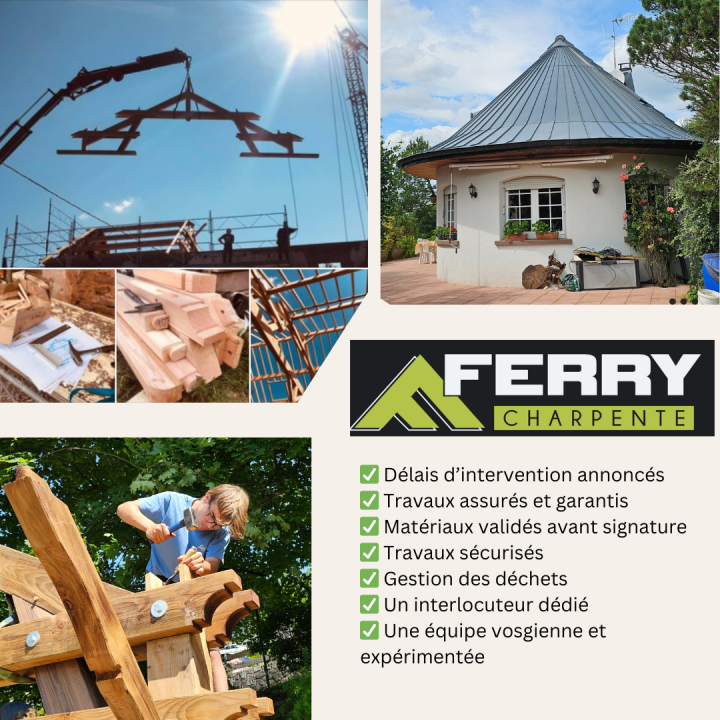 Construction de charpente Granges-Aumontzey